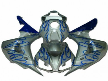 Blau Flamme Silber CBR 1000 RR 06-07 Motorrad Verkleidungen