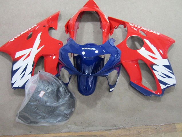Blau Rot CBR 600 F4 99-00 Motorrad Verkleidungen