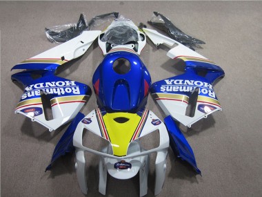 Blau Weiß Rothmans CBR 600 RR 05-06 Motorrad Verkleidungen