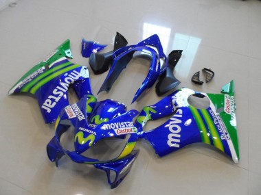 Blaus Movistar Castrol CBR 600 F4i 04-07 Motorrad Verkleidungen