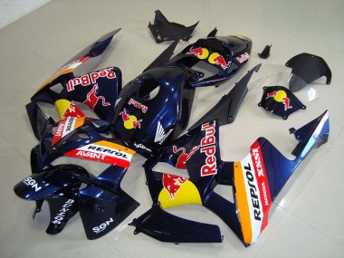 Dunkel blau Rot Bull Repsol CBR 600 RR 05-06 Motorrad Verkleidungen