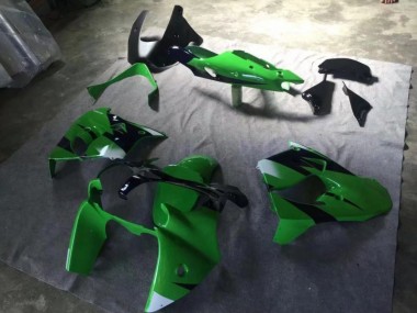 Grün Matt Schwarz Tintenblau ZX9R 00-01 Motorrad Verkleidungen