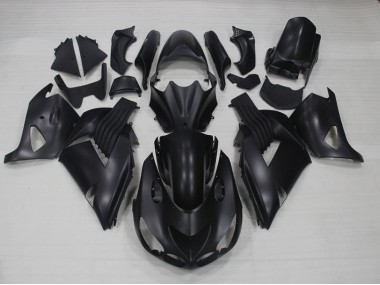 Matt Schwarz ZX14R ZZR 1400 06-11 Motorrad Verkleidung