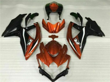 Rot Schwarz GSXR 600 / 750 K8 08-10 Motorrad Verkleidungen