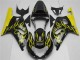 Schwarz GSXR 600 / 750 K1 K2 K3 01-03 Motorrad Verkleidungen Komplett Sets