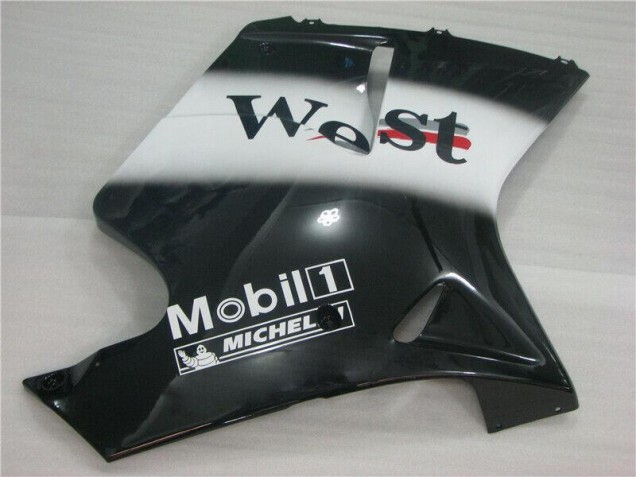 Schwarz Weißes Westmuster CBR 1100 XX 96-07 Motorrad Verkleidungen