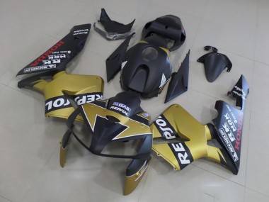 Schwarzgold Repsol CBR 600 RR 05-06 Motorrad Verkleidungen