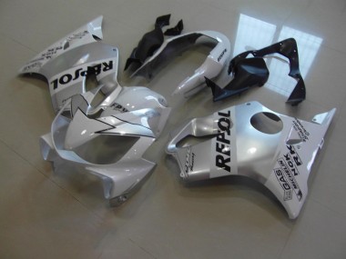 Weiß Repsol CBR 600 F4i 04-07 Motorrad Verkleidungen